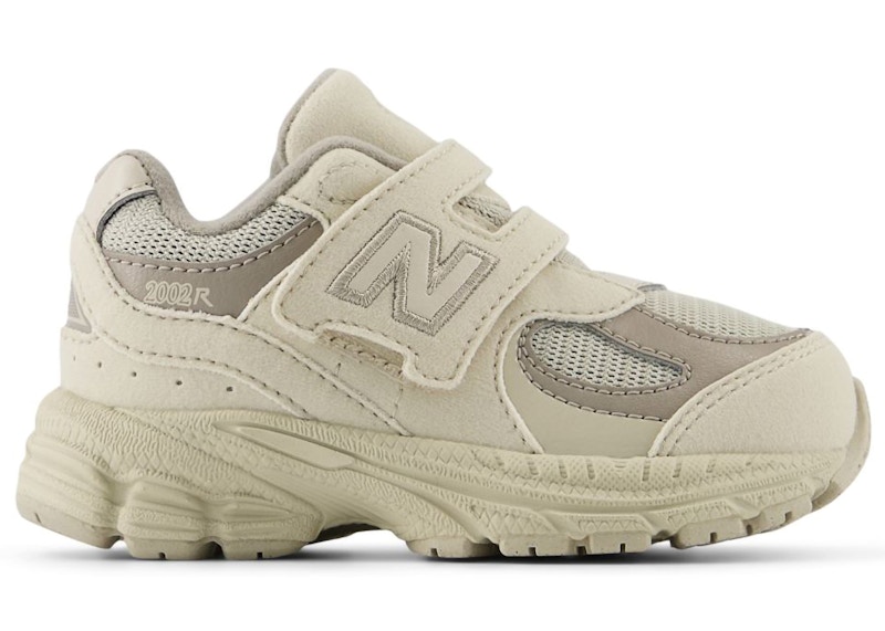 Pre-owned New Balance 2002r Hook And Loop Sneakers In Timberwolf/arid Stone In Gray