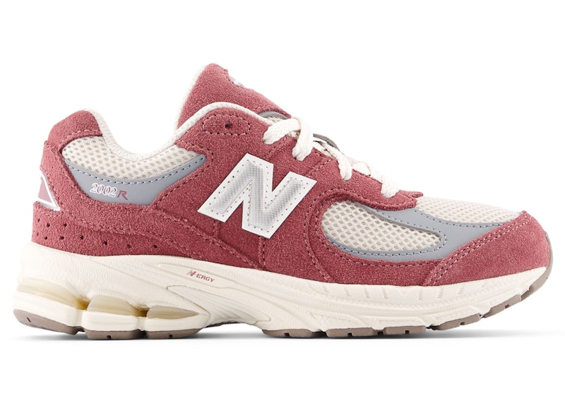 New Balance 2002R Lace Washed Burgundy Timberwolf (PS)