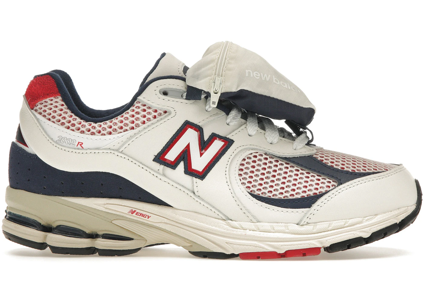 New Balance 2002R Team Red Navy Pouch Men's Trainers M2002RVE GB