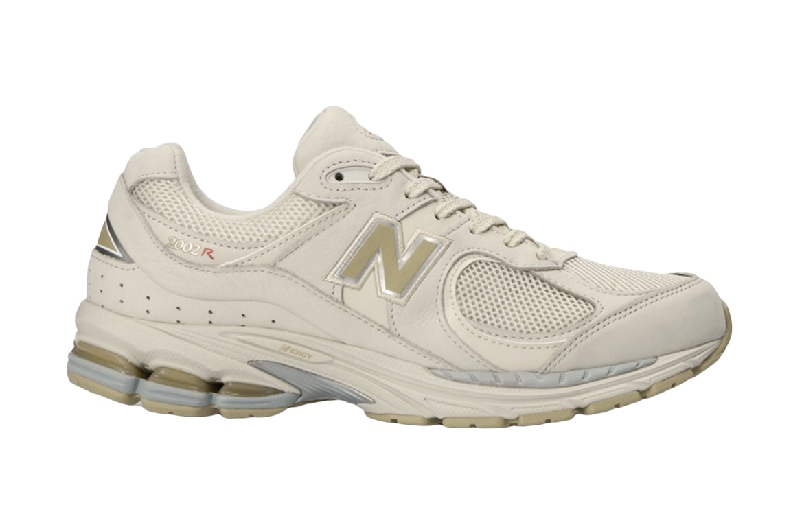 Pre-owned New Balance 2002r White Beige In Off White/beige/silver