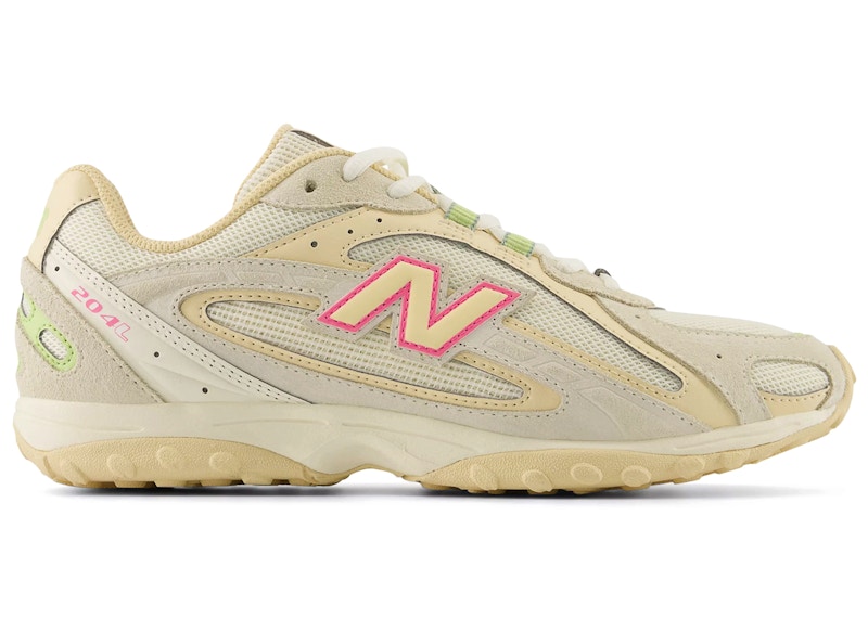 Men's New Balance 204L Warm Skies Sneakers in Sherbert/Angora/Dry Lime