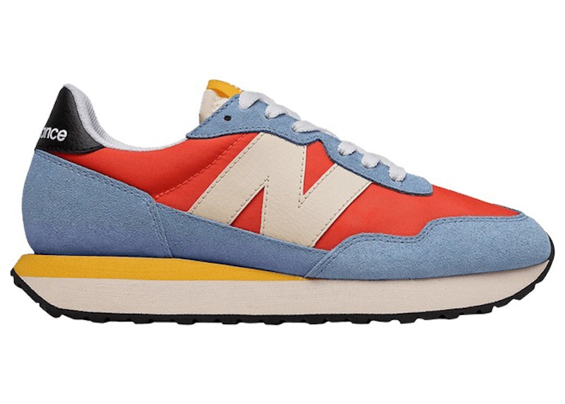 New Balance 237 Bleu Rouge Jaune femme Style WS237SD FR