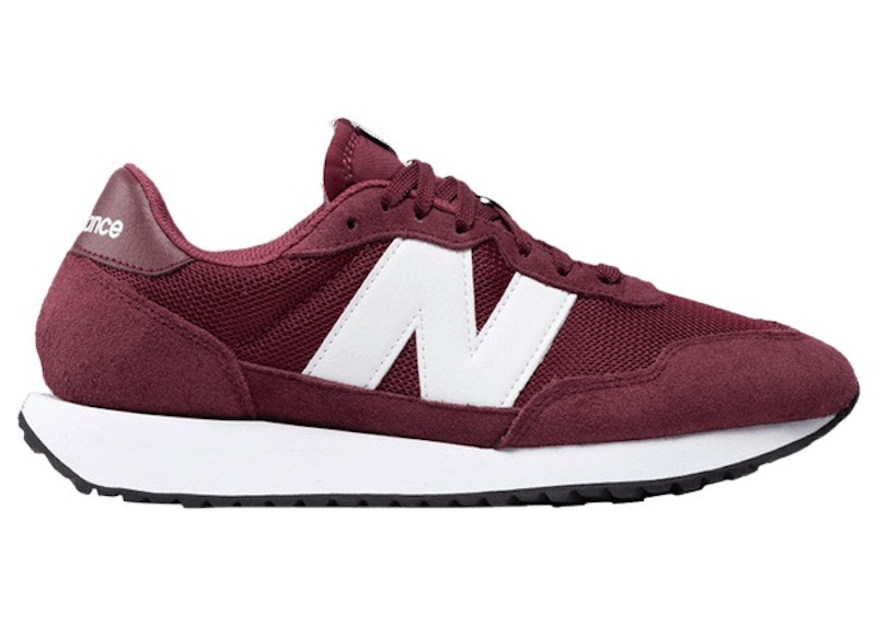 Mens burgundy new outlet balance trainers