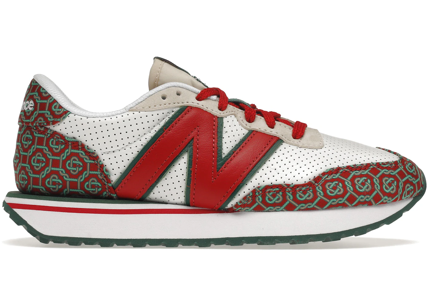 Stockx New Balance 327 Casablanca Rouge Casablanca Red Monogram