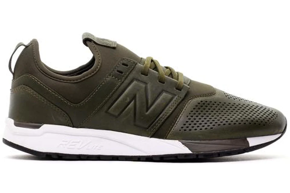 New balance top 247 olive black