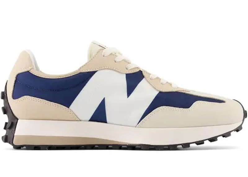 New Balance 327 Beige Navy Burnt Orange