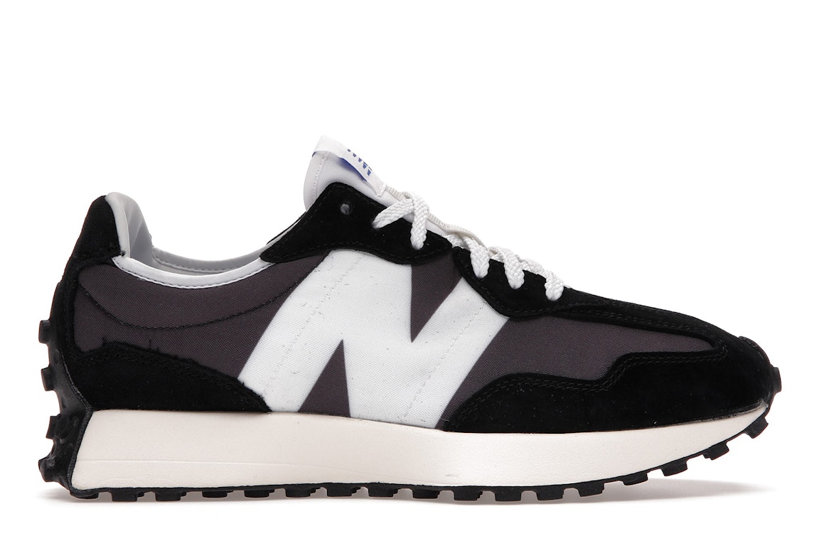 Pre-owned New Balance 327 Lab Black White In Black/white/cream