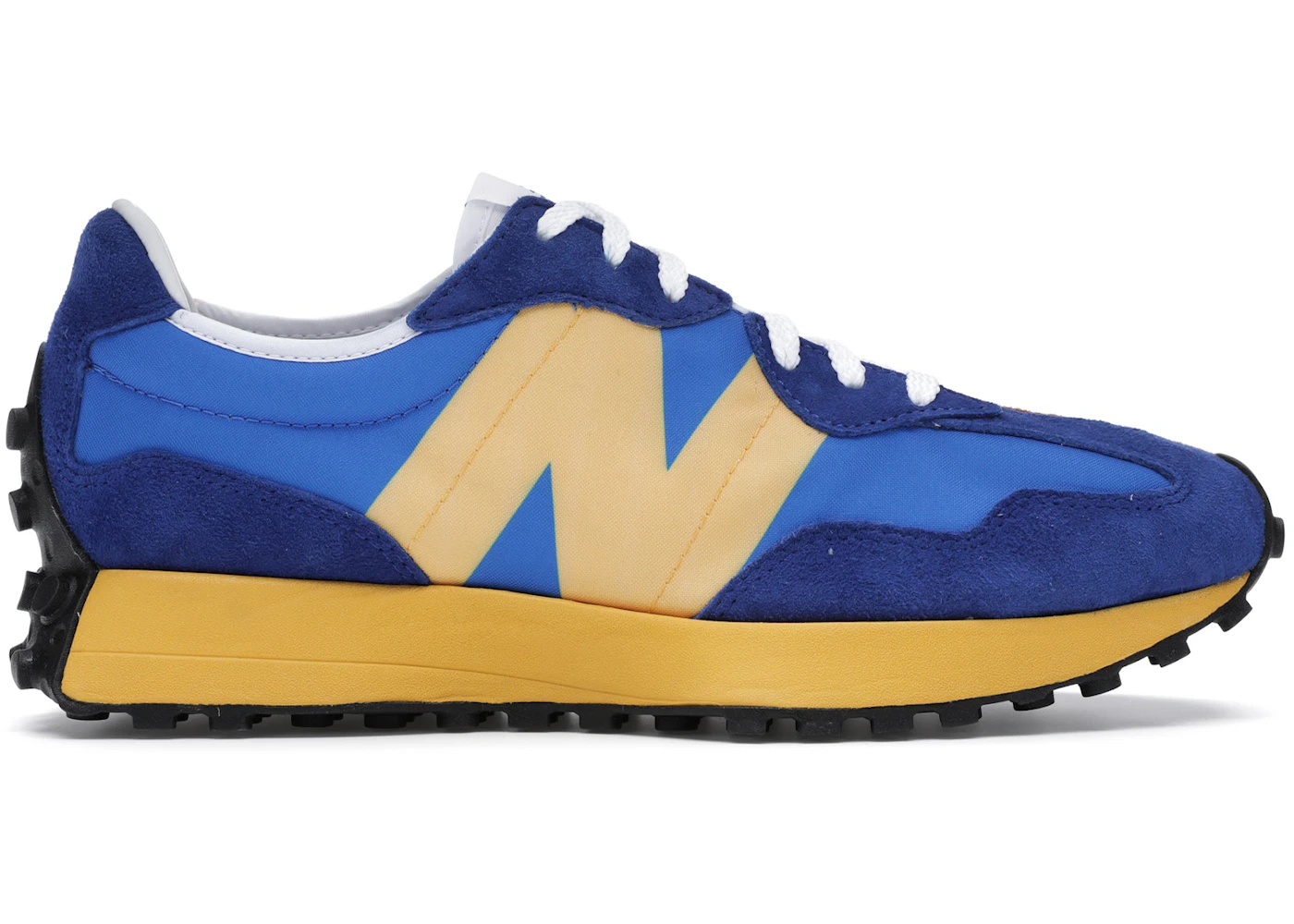 New balance 327 marine blue with varsity orange Clearance
