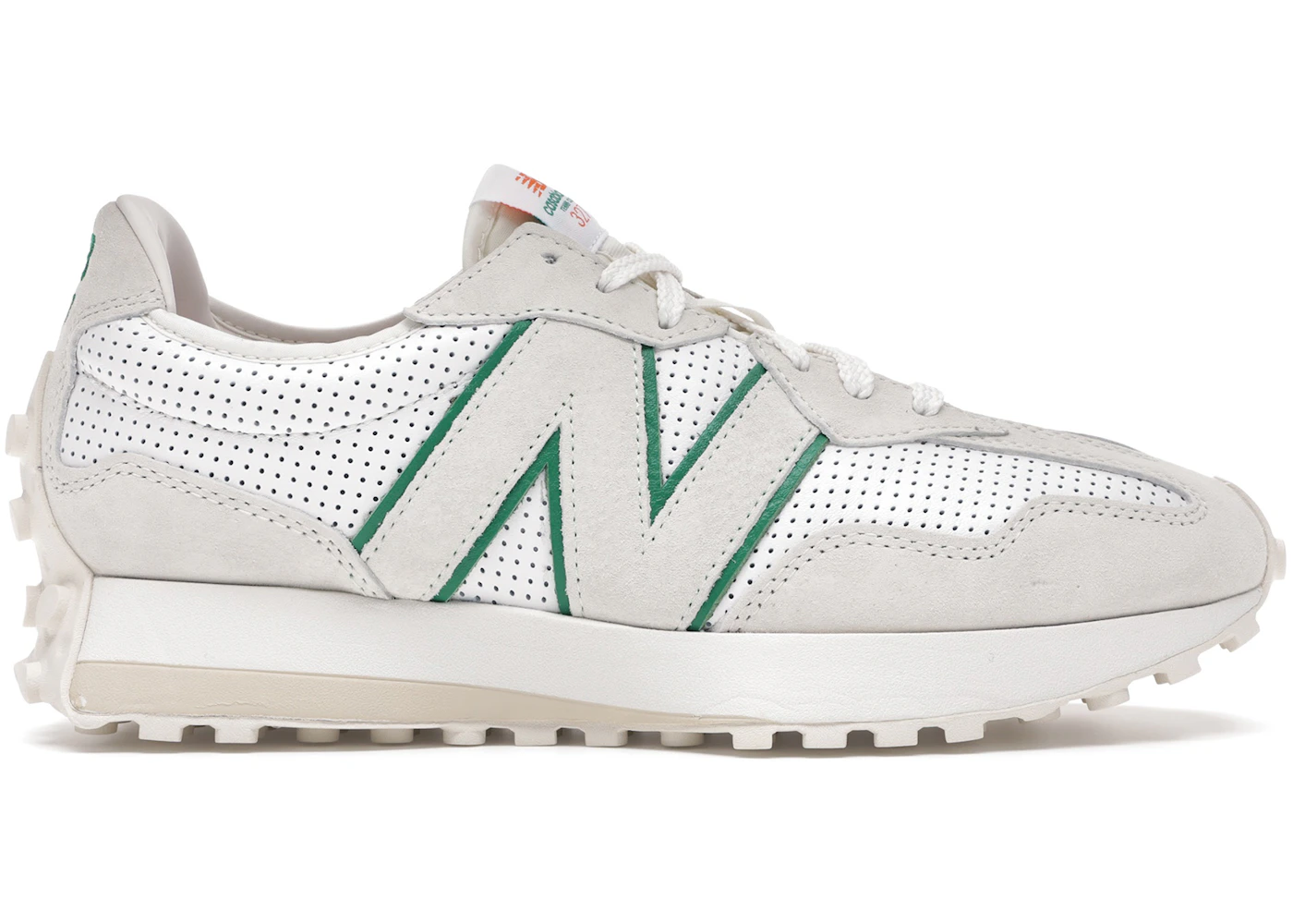New balance 327 trainers casablanca white green Outlet