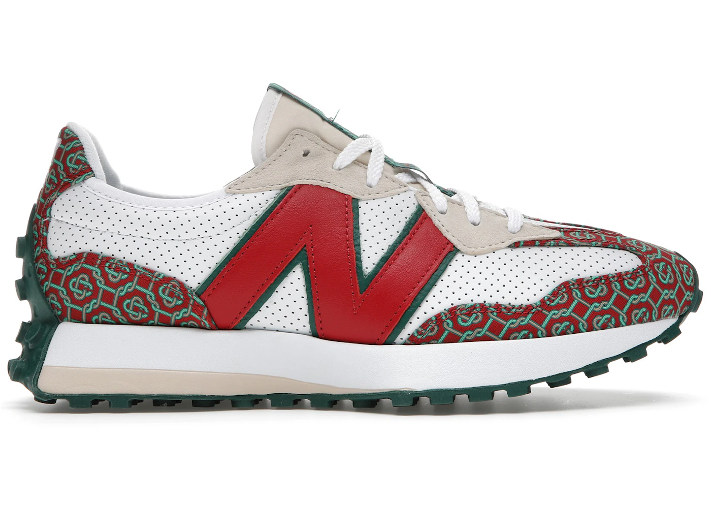 New Balance 327 Casablanca Red Monogram Men's MS327CAA US