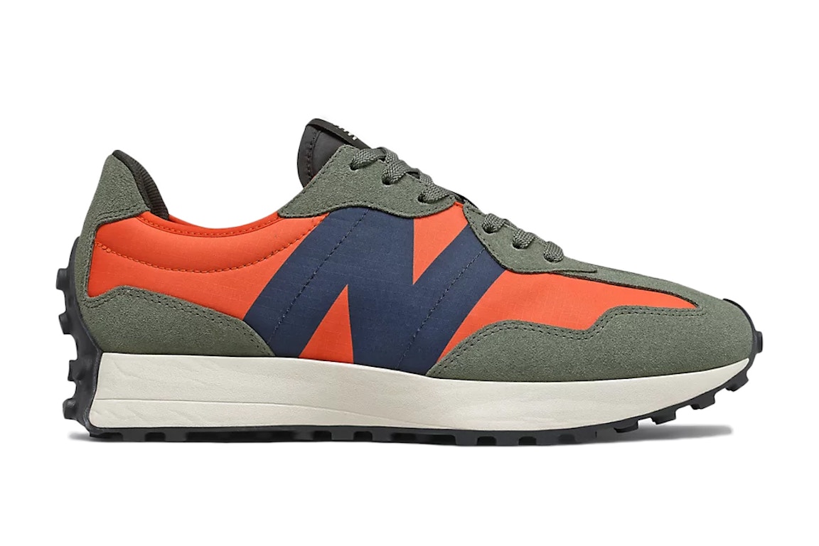 Pre-owned New Balance 327 Dark Blaze Natural Indigo In Dark Blaze/natural Indigo