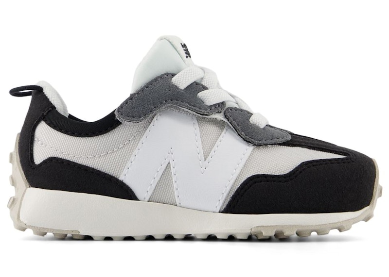 New Balance 327 Hook and Loop Grey Matter White Black (TD) - NW327GX - US