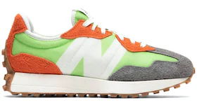New Balance 327 Lime Green Red Grey