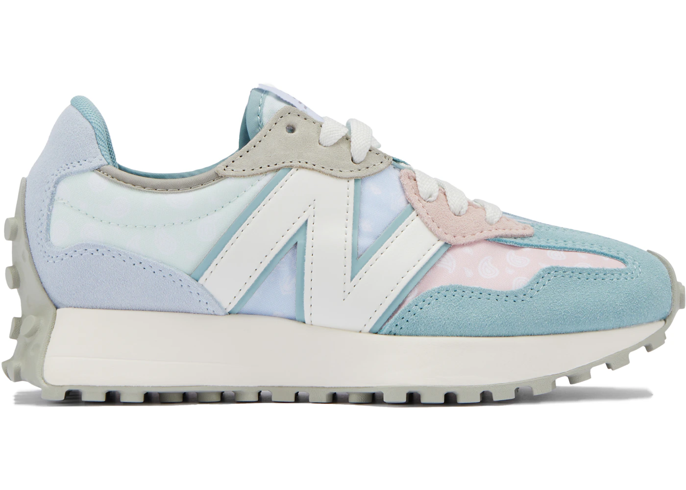 New balance 327 blue pink Clearance