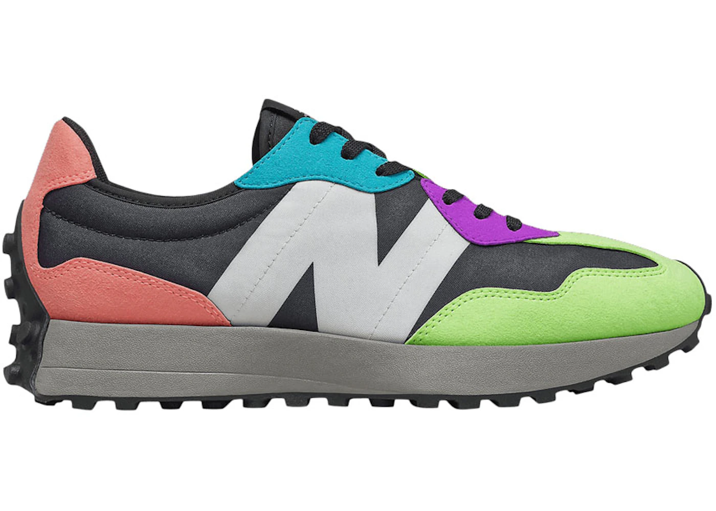 New balance 327 black orange Clearance