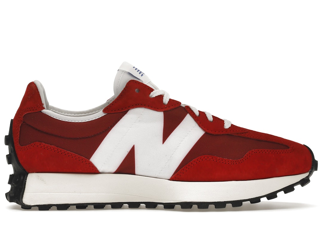Pre-owned New Balance 327 Scarlet Team Red In  Scarlet/team Red