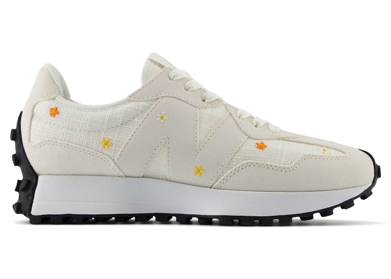 ☆セール☆New Balance 327 Sea salt New Balance 327 Sea Salt Floral Embroidery (Women's