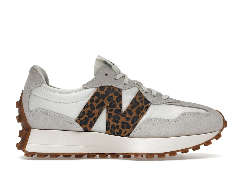 New Balance 327 Sea Salt Phantom Leopard Print Workwear (Women's