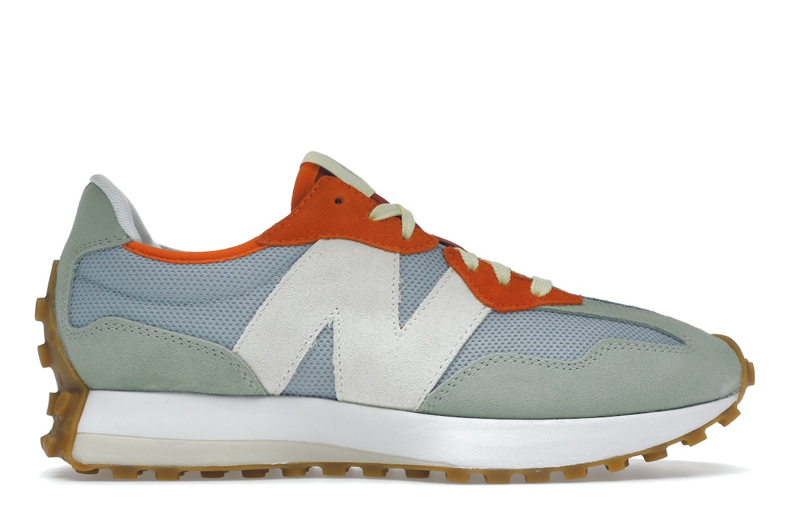 Pre-owned New Balance 327 Todd Snyder Farmer's Market Pineapple In Storm Blue/light Grey