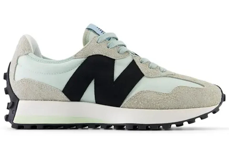 New balance 327 blue black Clearance