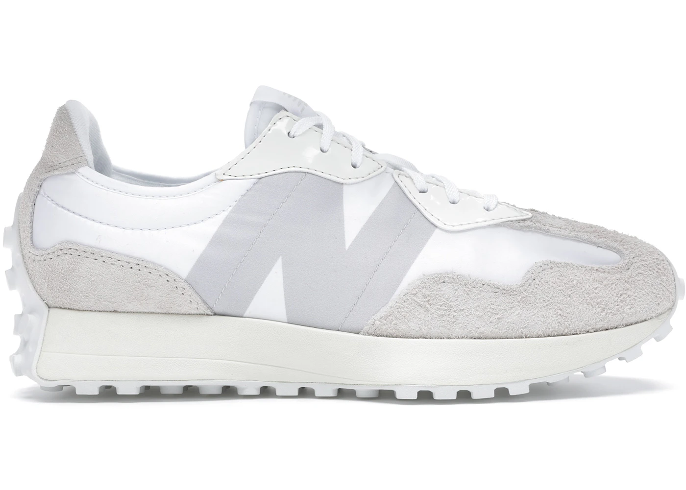 New balance 327 womens munsell white with moonbeam Outlet