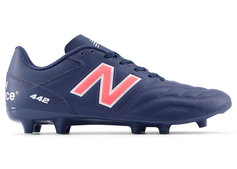 New Balance 442 Academy FG v2 Navy Silver Energy Red メンズ