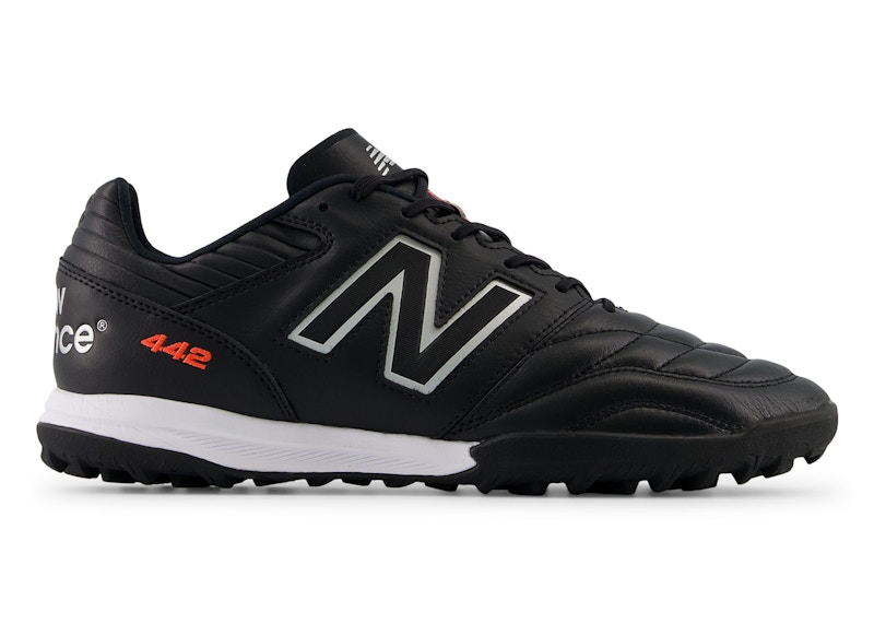 Pre-owned New Balance Men's 442 Pro Tf V2 Sneakers In Black/white/team Red