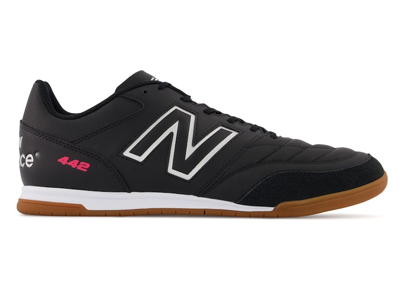 Pre-owned New Balance Men's  442 V2 Team Indoor Sneakers In Black/white In Multi