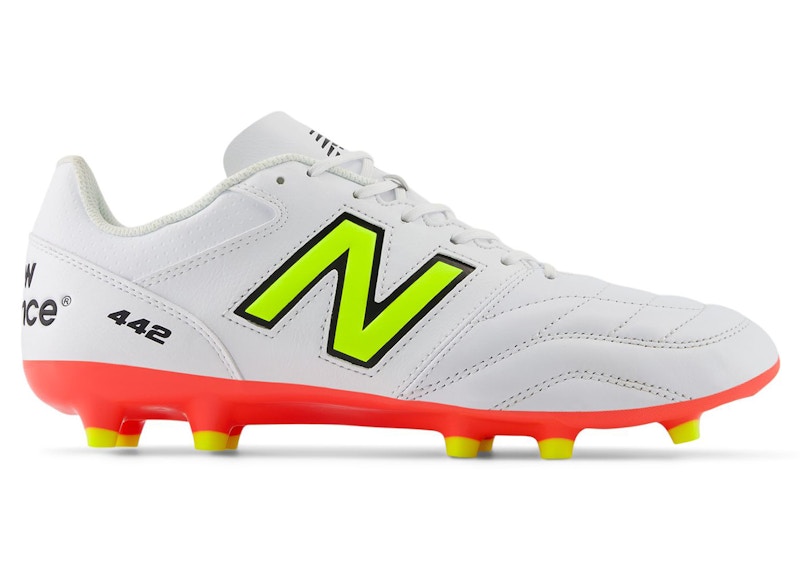 New Balance 442v2 Team FG White Energy Red Hi-lite - MS42FIB2