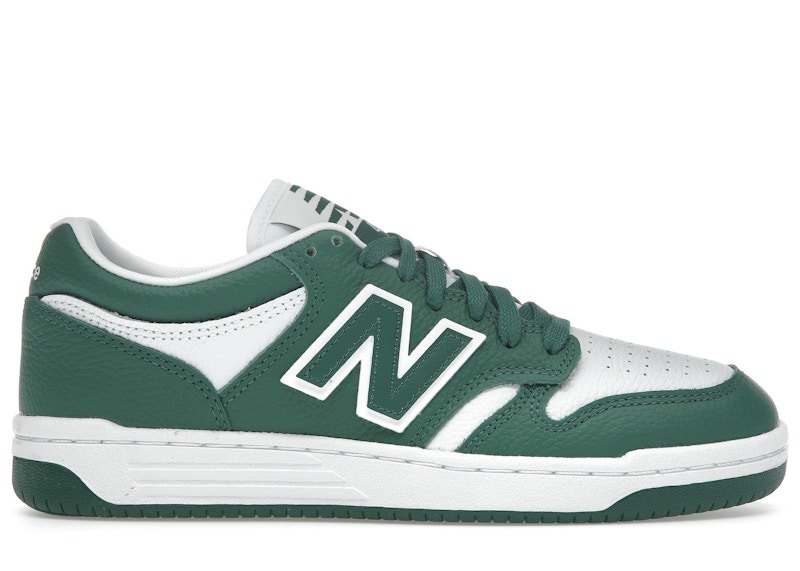 ★New Balance★ NBPAFS108J BB480LGT GREEN NBPAFS108J_40 New Balance 480 Team Forest Green White Men's - BB480LGH - US