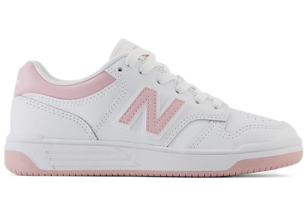 Pre-owned New Balance 480 White Orb Pink (ps) In White/orb Pink