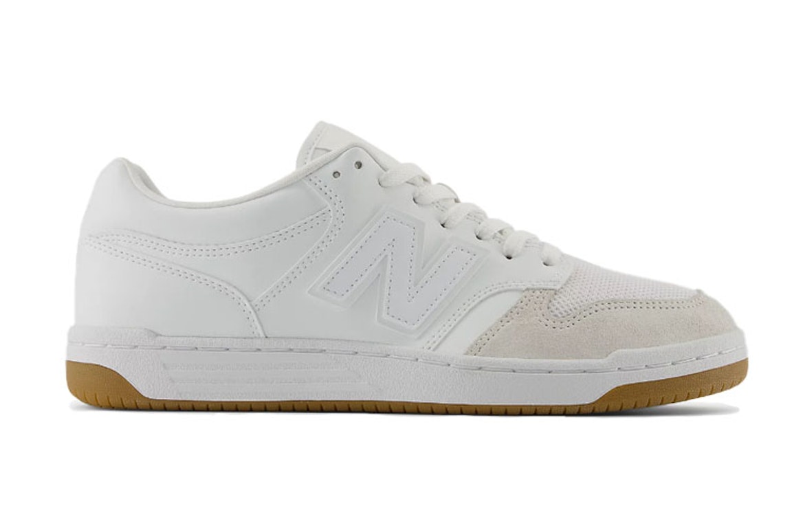 Pre-owned New Balance 480 White Reflection In White/reflection