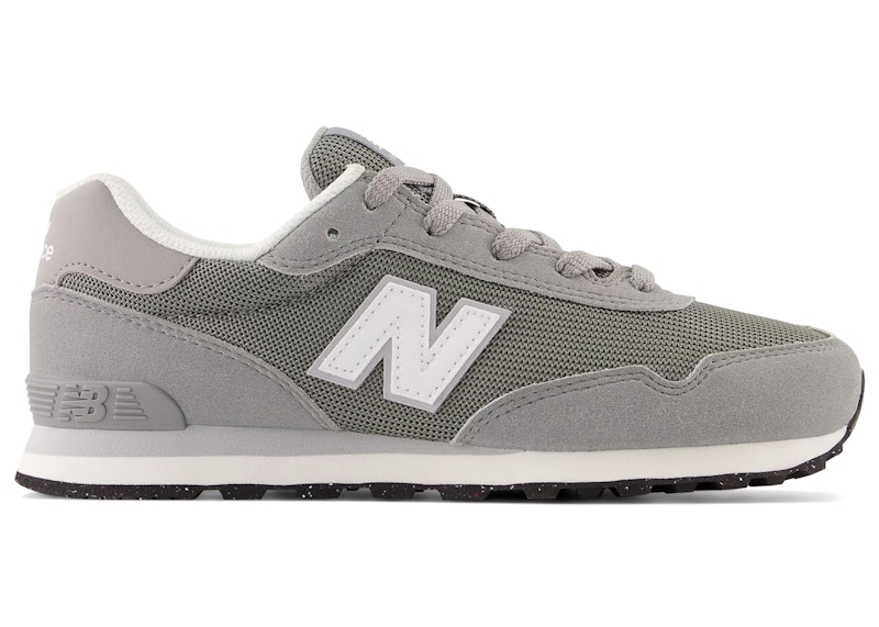 New Balance 515 White Sneakers in Slate Grey