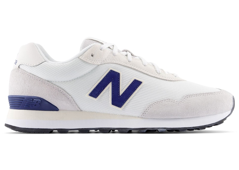 Men's New Balance 515 White Navy Sneakers in Nb 103 White