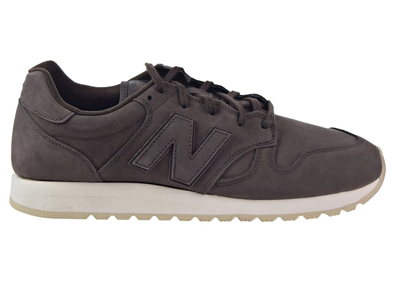 New balance 520 suede trainers with silver metallic trim in grey hotsell