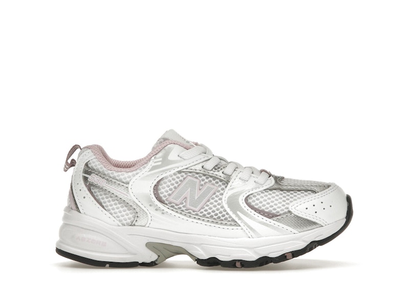Pre-owned New Balance 530 Bungee Sneakers In White/mid Century Pink