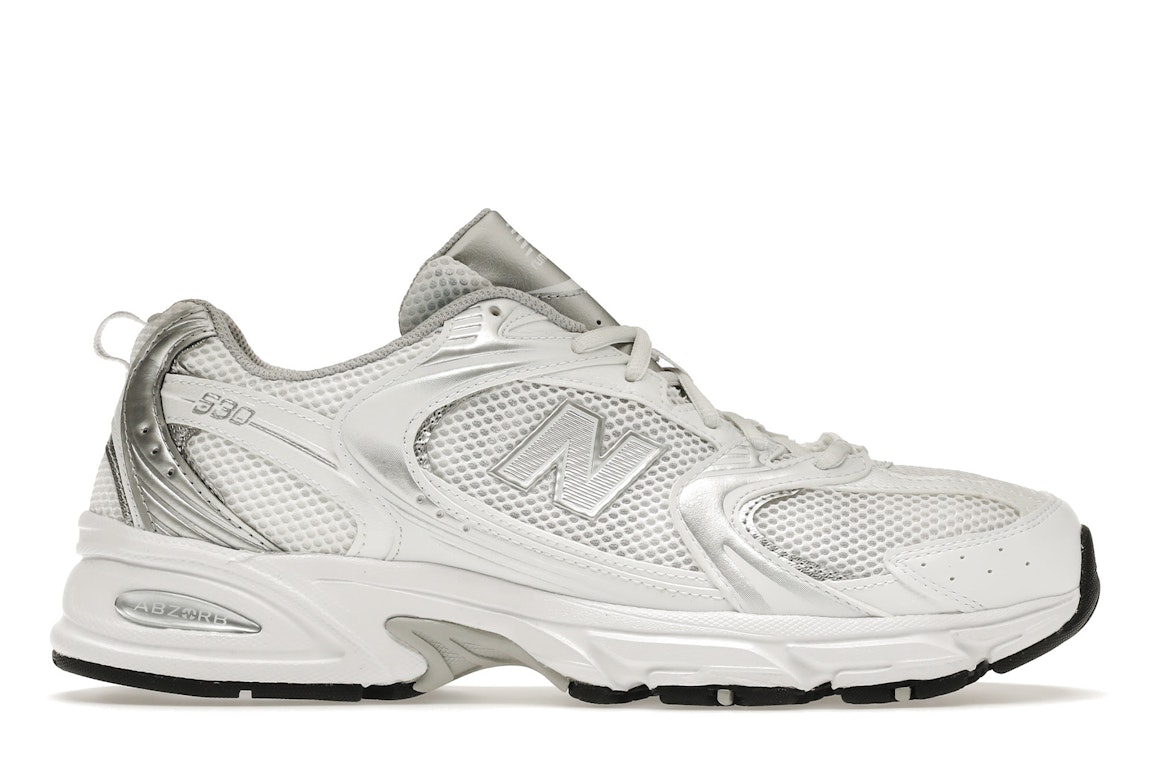 Pre-owned New Balance 530 Munsell White In Munsell White/silver Metallic