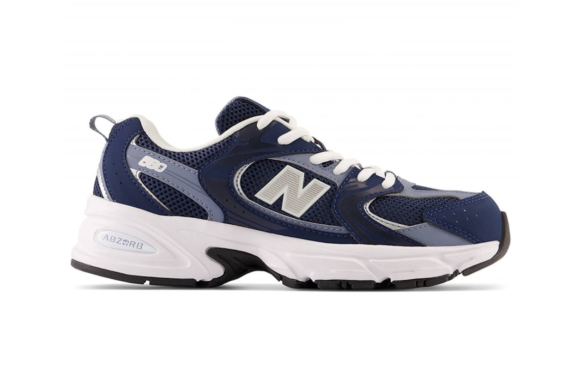 Pre-owned New Balance 530 Navy White (gs) In Navy/white