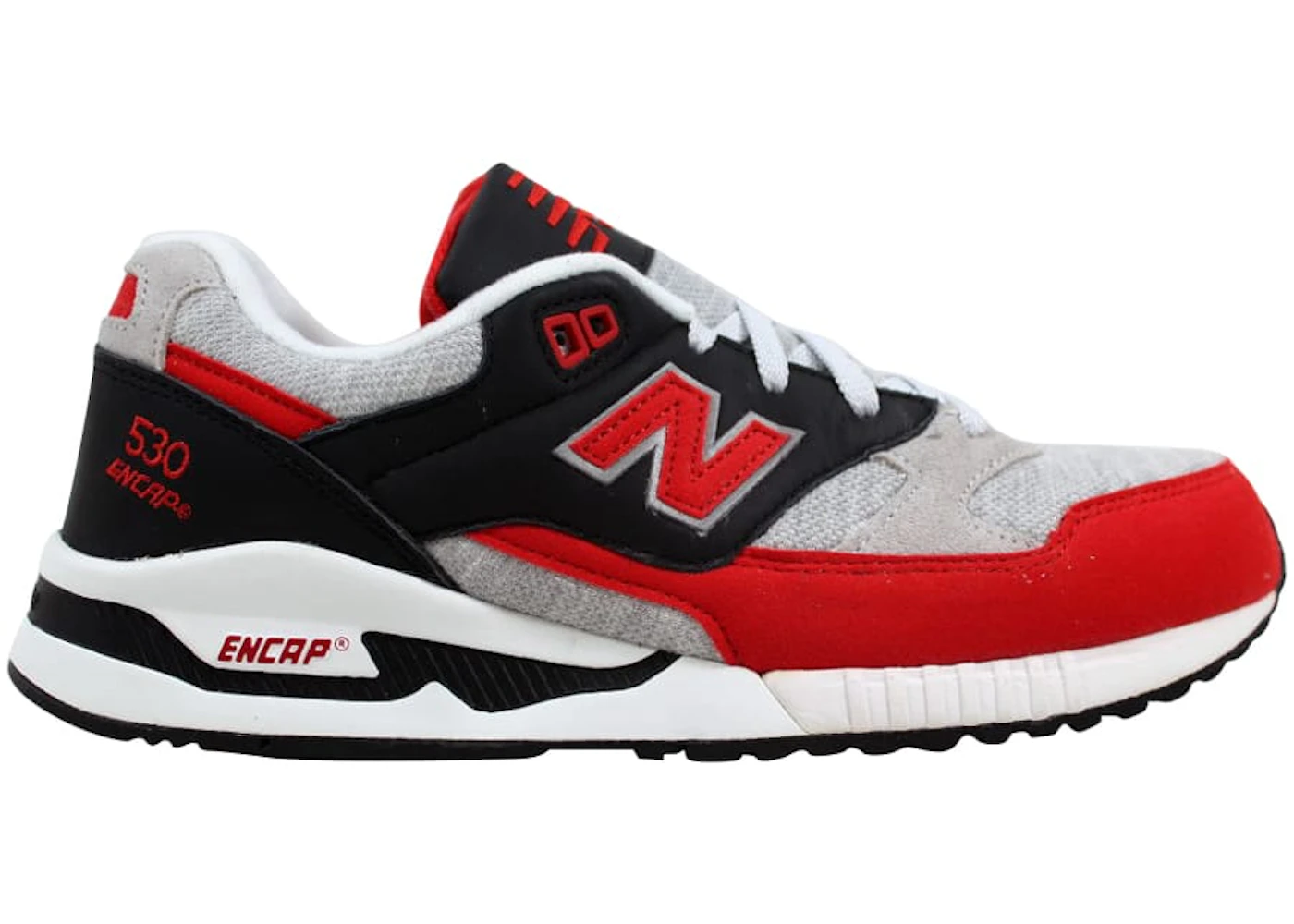 New balance 530 black and red Clearance