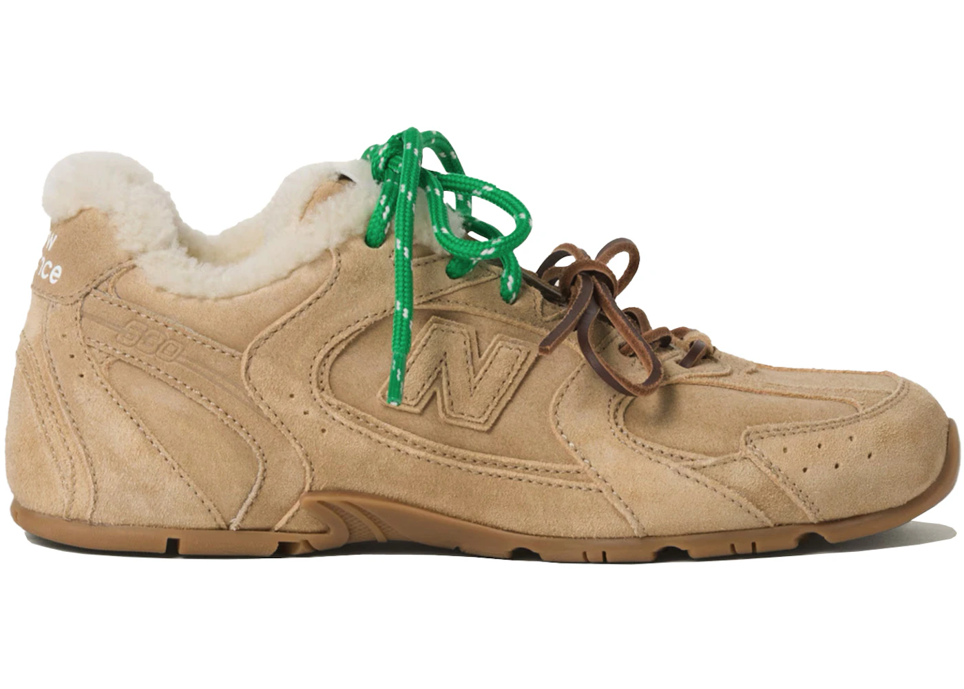 New Balance 530 SL Miu Miu Ecru Shearling (Women's) 5E165E-X0O