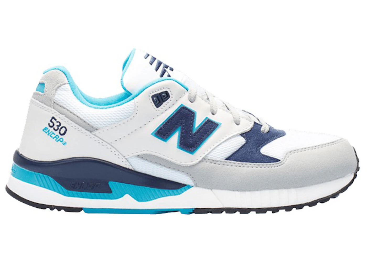 New Balance 530 White Navy Teal Men's Trainers - M530AAC - GB
