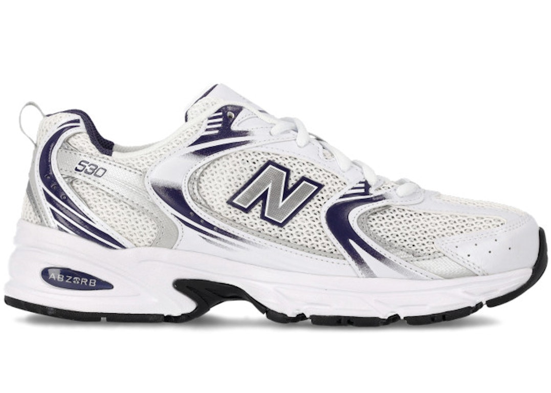 Pre-owned New Balance 530 White Navy In White/navy