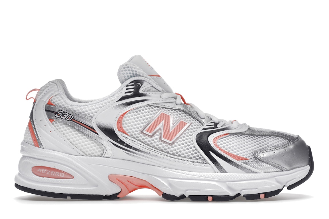 Pre-owned New Balance 530 White Paradise Pink In White/paradise Pink