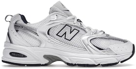 New Balance 530 White Silver Navy