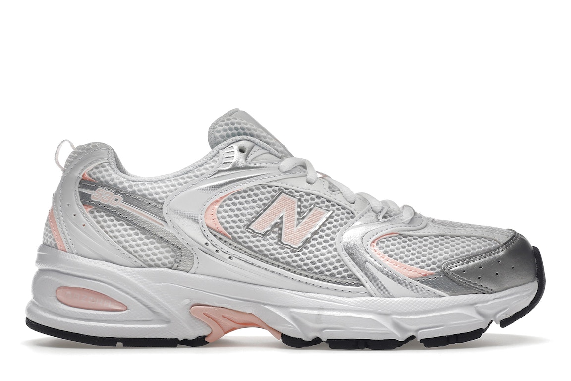 Pre-owned New Balance 530 White Silver Pink In White/silver/light Pink