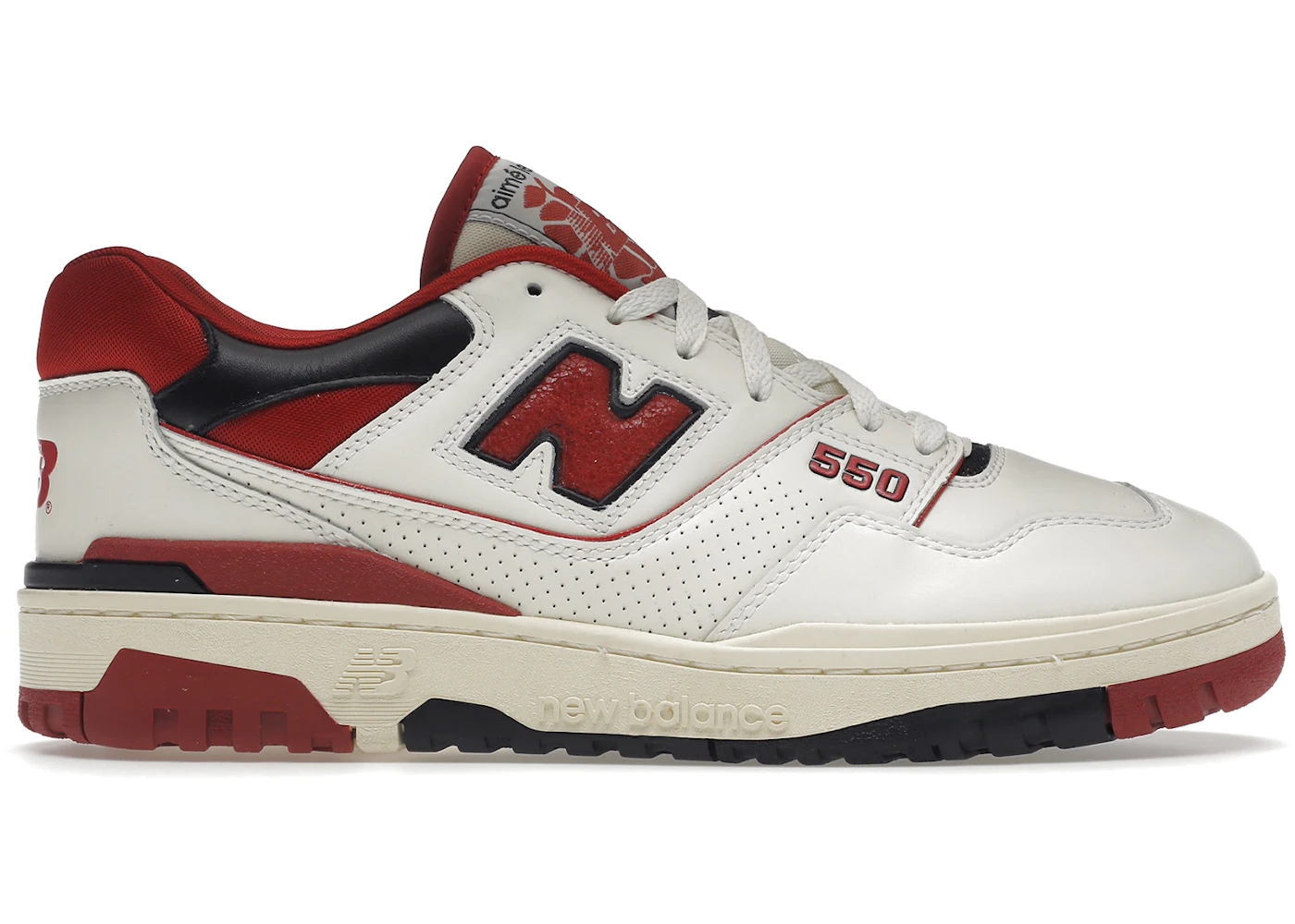 New Balance 550 Aime Leon Dore White Red Men's Trainers BB550AE1