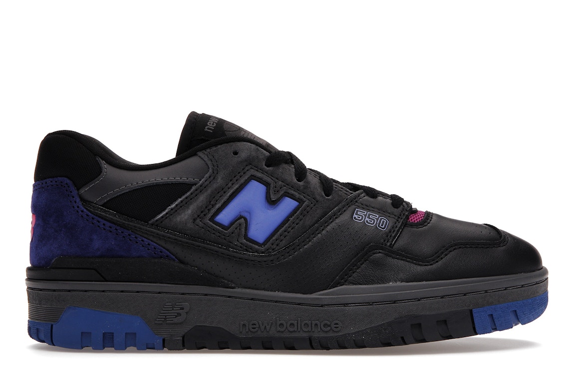 Pre-owned New Balance 550 Black Pink Purple In Black/pink/purple