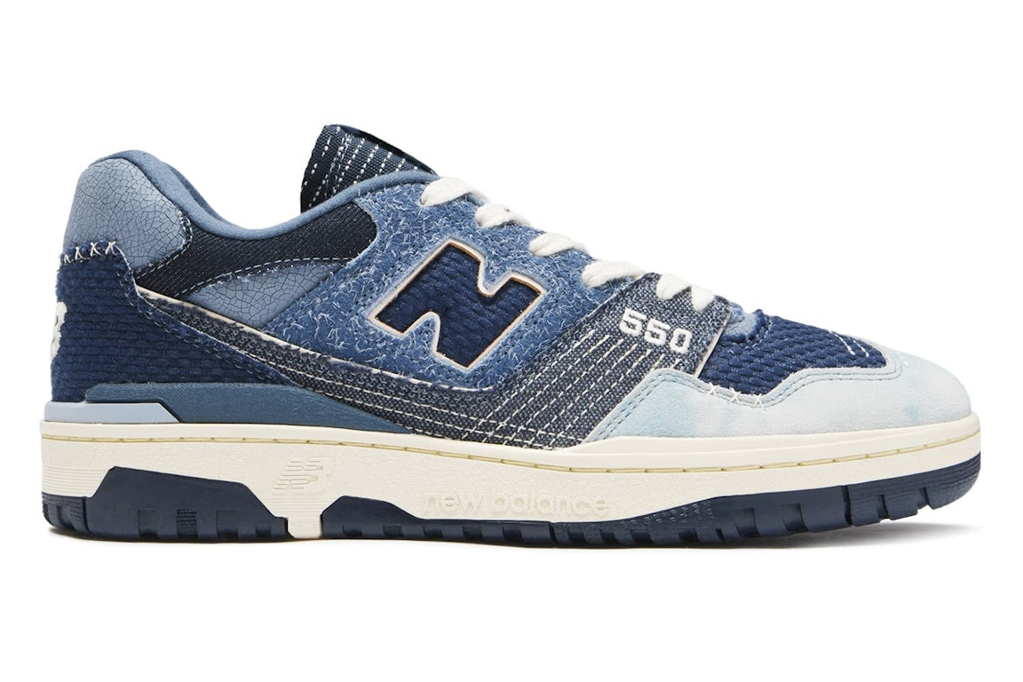 Pre-owned New Balance 550 Boro Pack In Indigo/blue