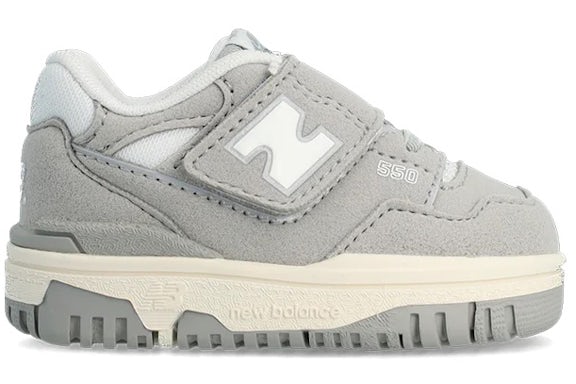 New Balance 550 Bungee Lace Strap Concrete Suede (para niños)
