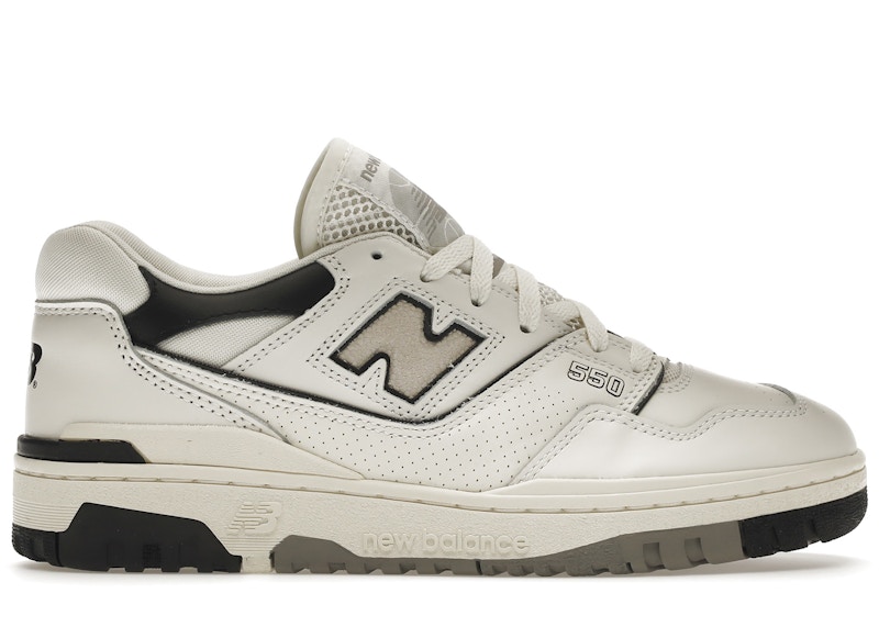 New Balance 550 Cream Black Men's - BB550LWT - US